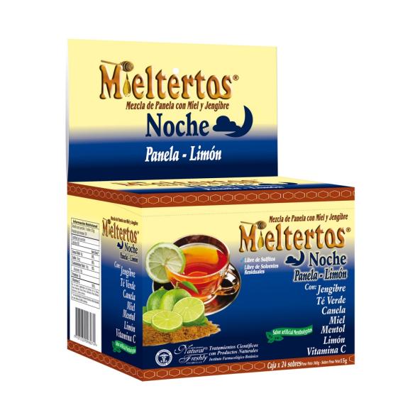 MIELTERTOS NOCHE PANELA LIMON SOB X 24 UNI