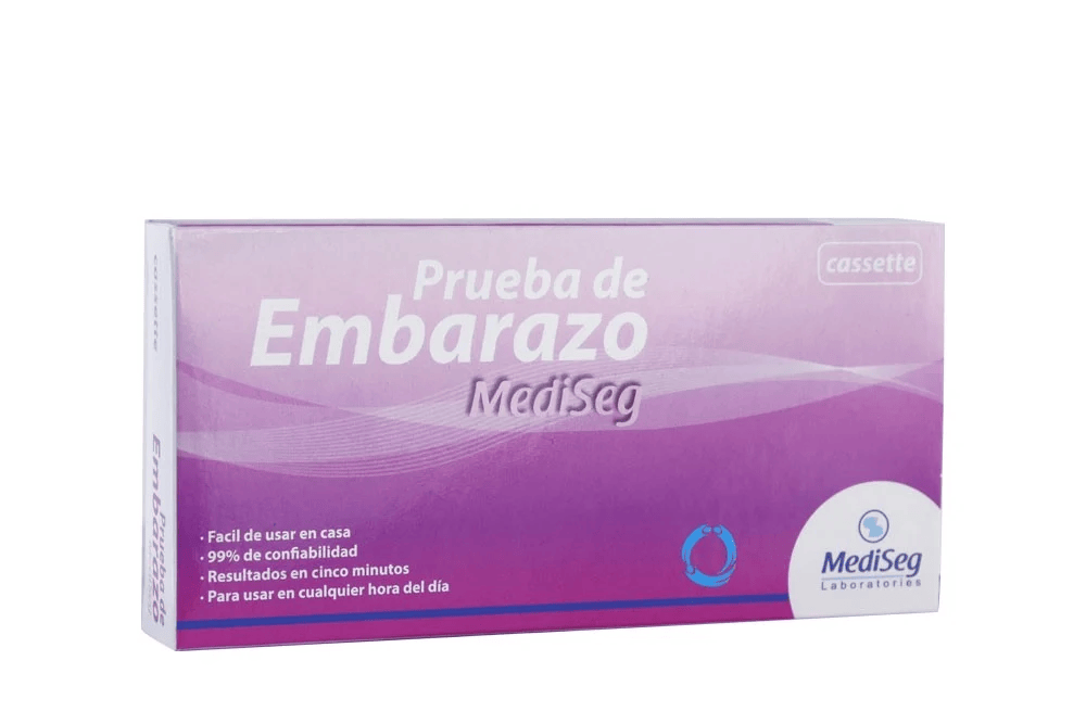 PRUEBA DE EMBARAZO TIPO CASSETE MEDISEG