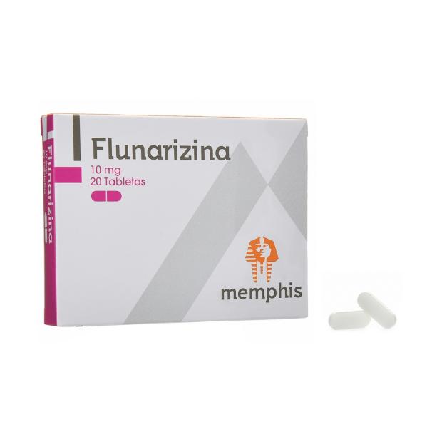 FLUNARIZINA 10 MG CAJA X 20 TABLETAS