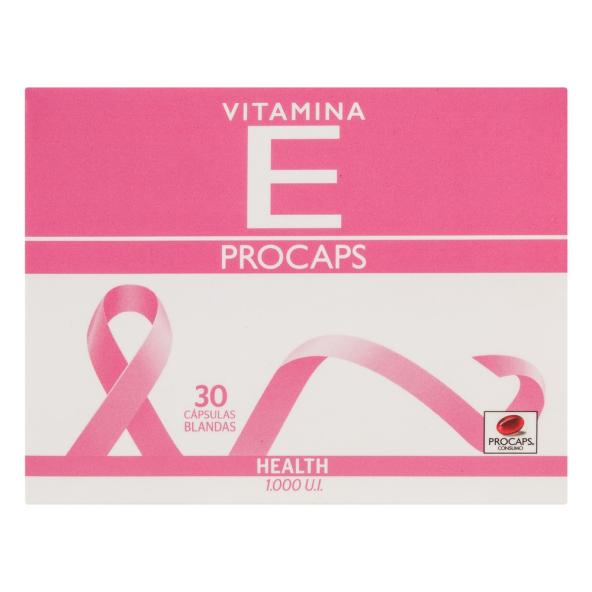 Vitamina E 1000 UI PROCAPS Caja Con 30 Cápsulas Blandas