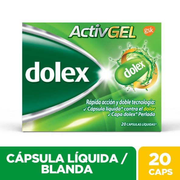 DOLEX ACTIVGEL CAPSULA X 20 CAPS BLANDAS