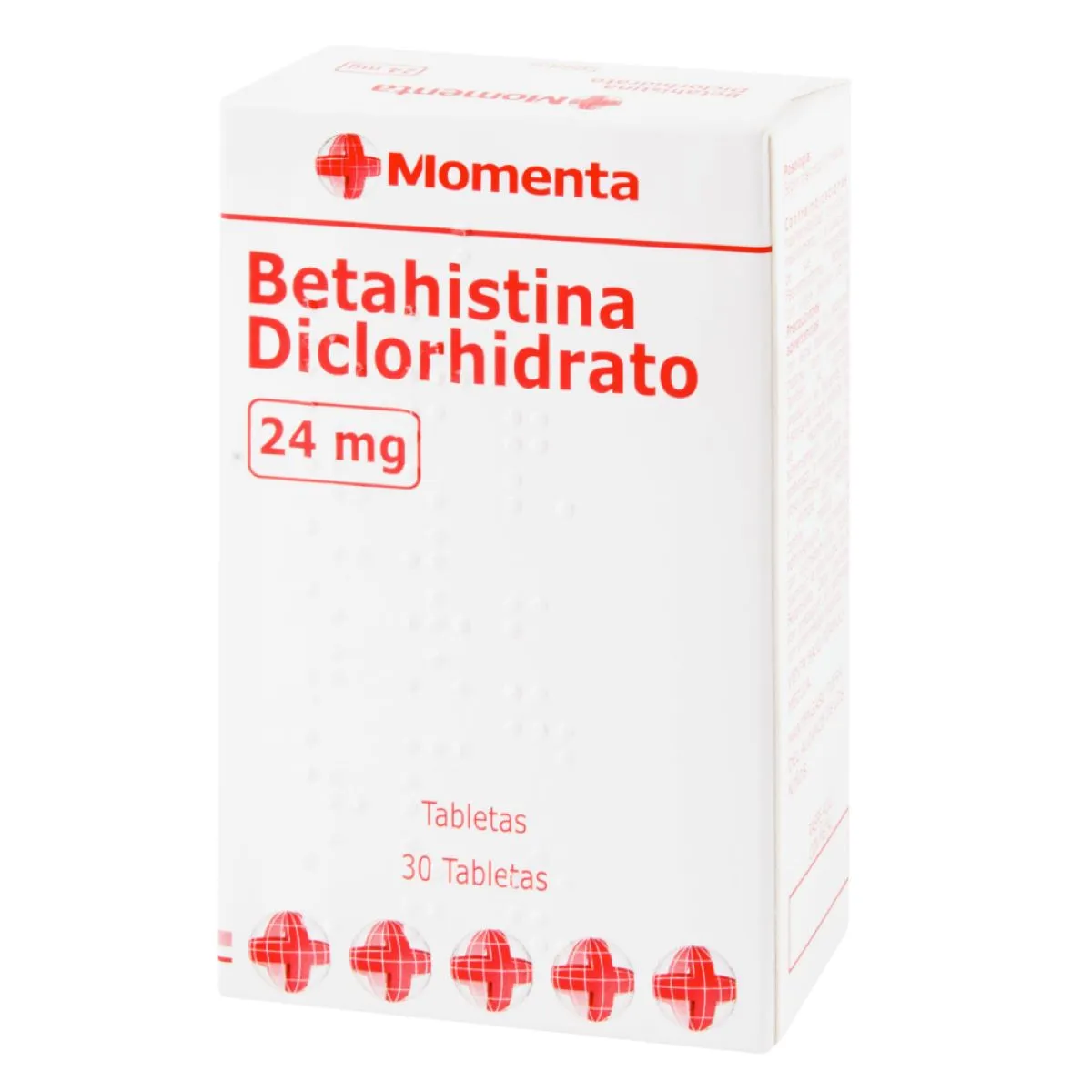 BETAHISTINA DICLORHIDRATO 24 MG TABLETAS MOMENTA