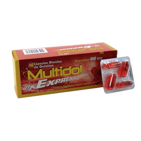 MULTIDOL EXPRESS 400 MG CJX 48 CAP IBUPROFENO