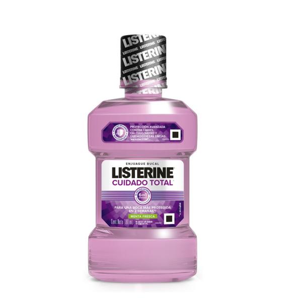 LISTERINE CUIDADO TOTAL MENTA FRESCA FRASCO X 180 ML