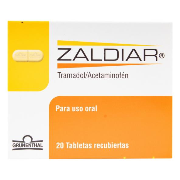 ZALDIAR TAB 37.50 + 325 mg CAJA X 20 - GRUNENTHAL