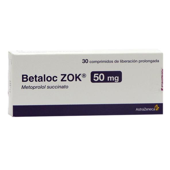 BETALOC ZOK  50 mg  CAJA X 30 - ASTRAZENECA