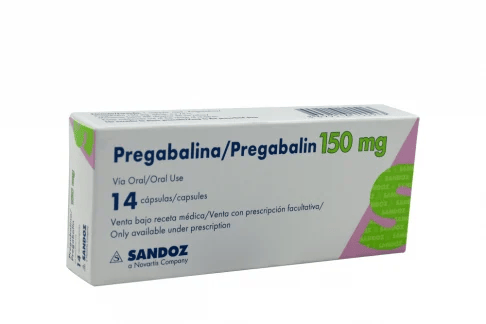 PREGABALINA  150mg  CAJA X 14 CAPSULAS--- NOVARTIS-S