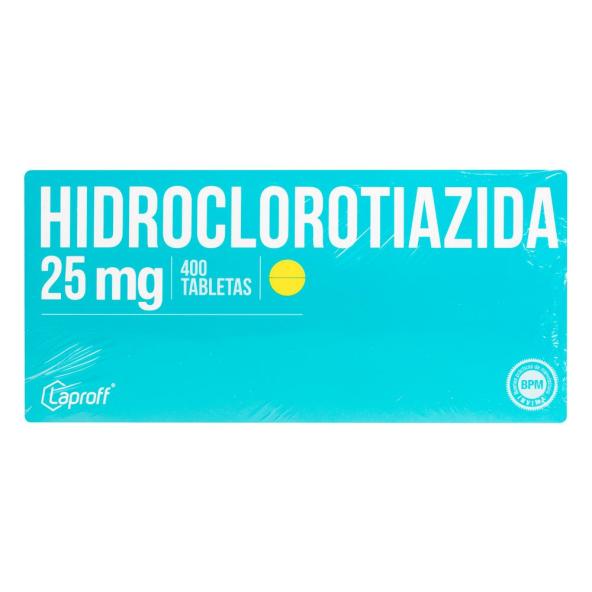 HIDROCLOROTIAZIDA TAB 25 mg  X CJAX400 - LAPROFF