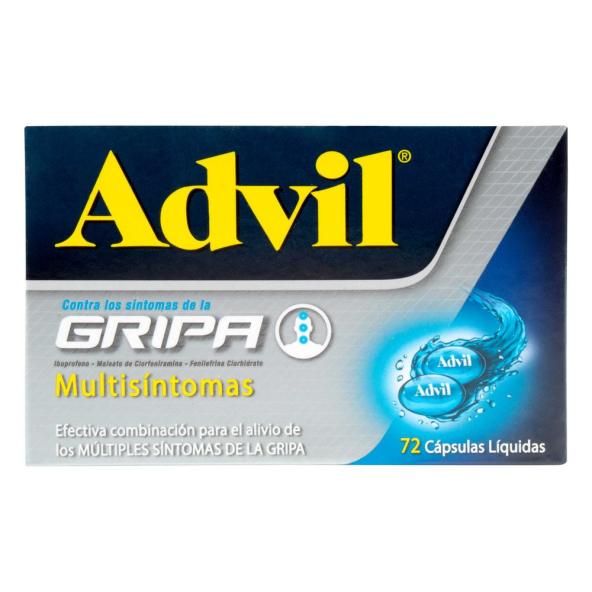 ADVIL GRIPA CAJA X 72 CAPSULAS 