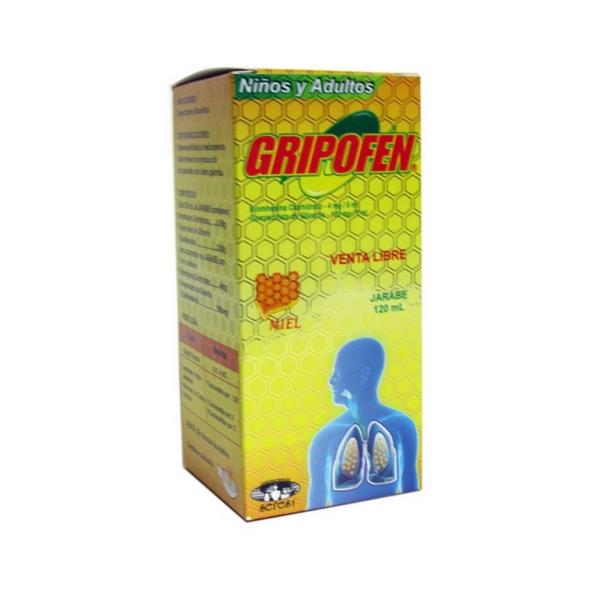 GRIPOFEN JARABE MIEL  4/100 mg  FRASCO X 120 ML - SERES