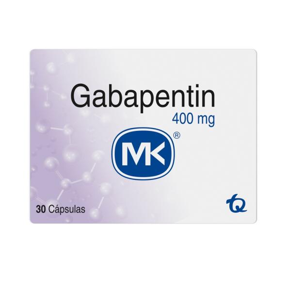 GABAPENTIN X 400 MG CAJA X 30 CAPSULAS