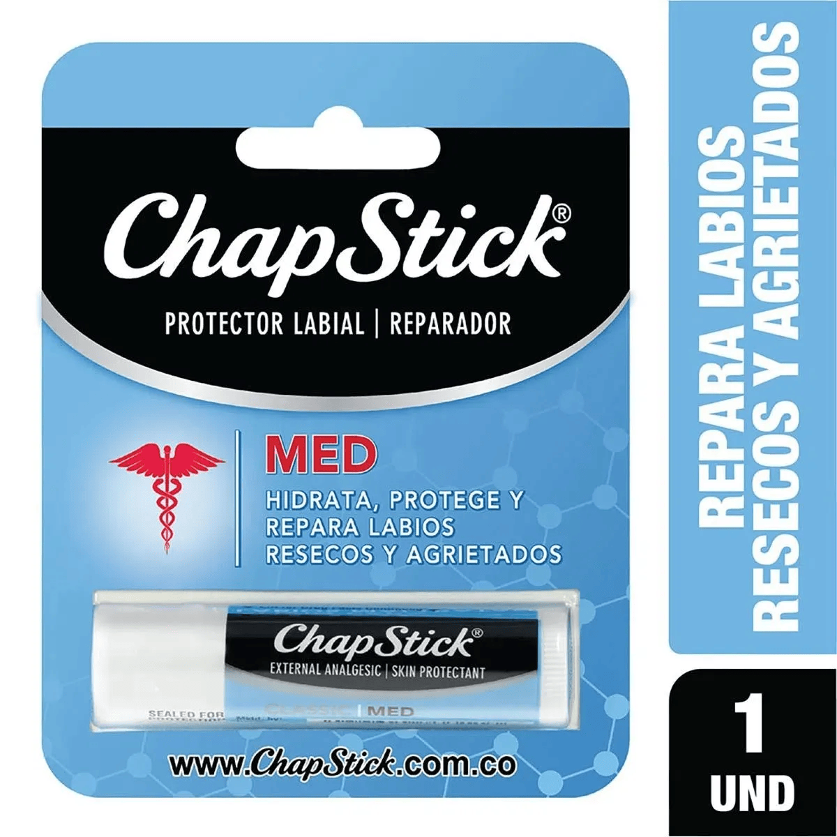 CHAPSTICK MEDICADO PROTECTOR LABIAL 4.0 GR