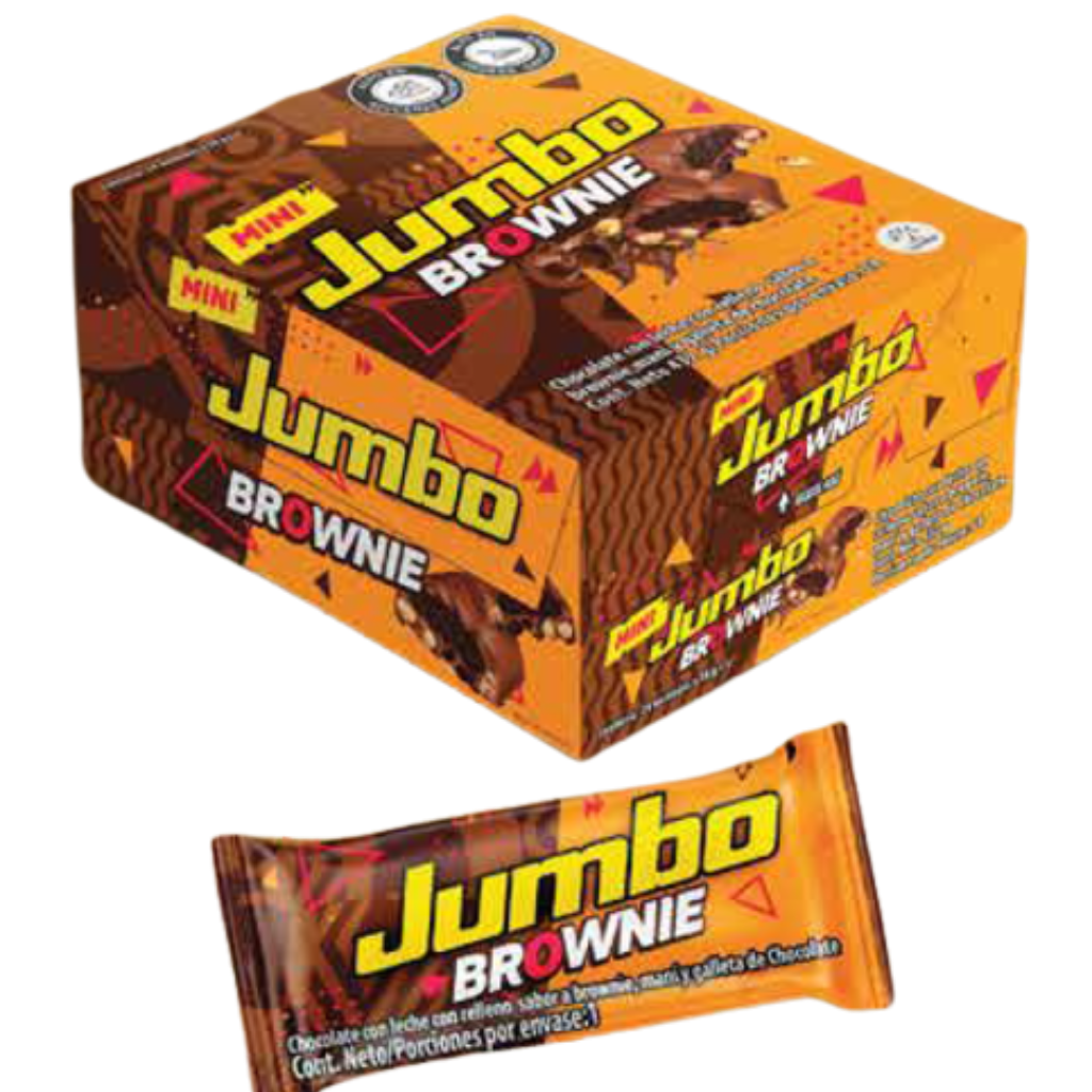 JUMBO MINI BROWNIE X 24 UNIDADES