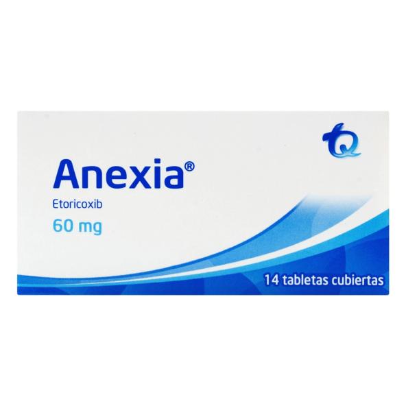 ANEXIA  60mg  CAJA X 14 TABLETAS - TECNOQUIMICAS