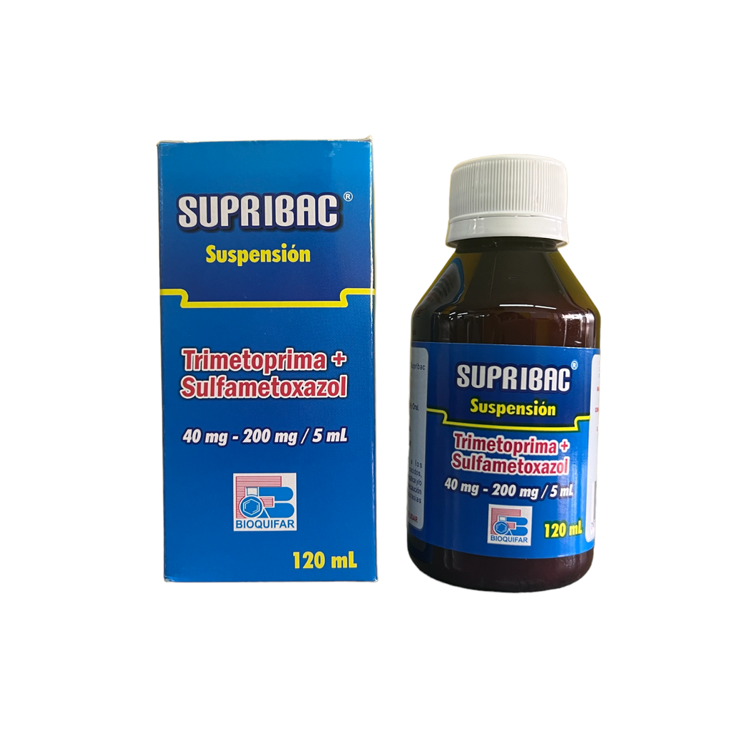 SUPRIBAC SUSPENSION 40 mg/200mg FRASCO X 120 ML - LABQUIFAR