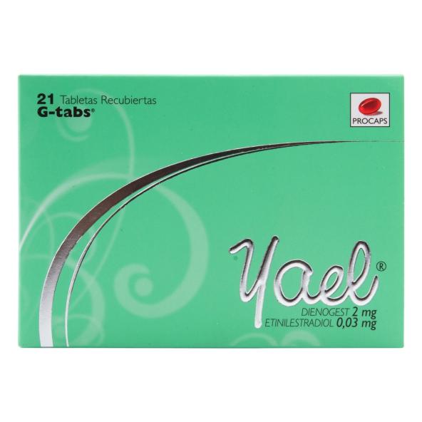 YAEL 2 MG / 0.03 MG CAJA X 21 TABLETAS RECUBIERTAS