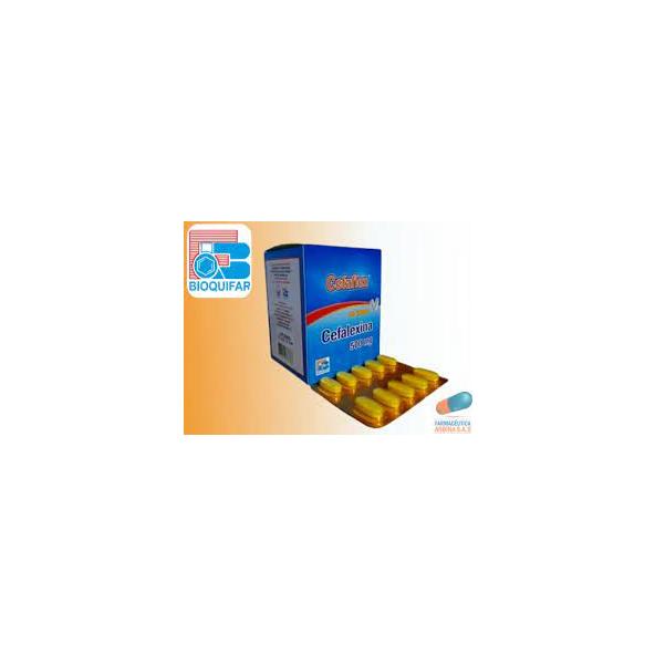 CEFAFLEX 500 MG CAJA X 100 TABLETAS CEFALEXINA BIOQUIFAR