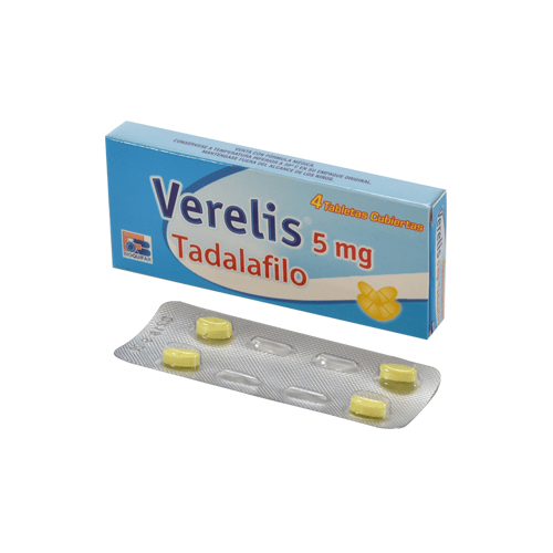 VERELIS  5 mg CAJA X 4 TABLETAS - LABQUIFAR