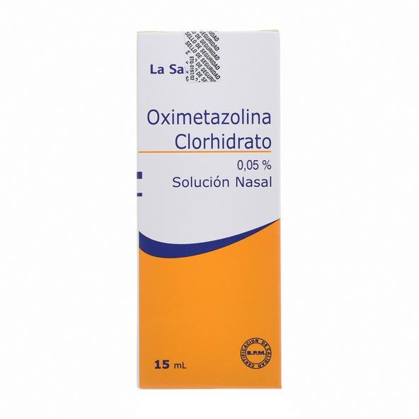 OXIMETAZOLINA CLORHIDRATO 0.05 % SOLUCION NASAL X 15 ML