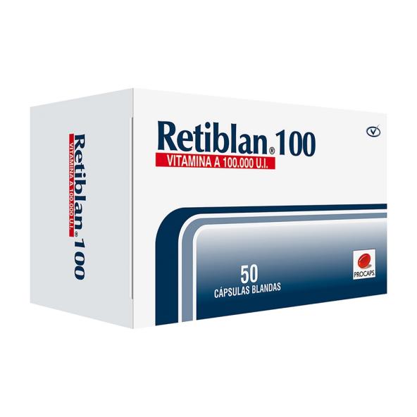 RETIBLAN CAP 100 UI     100000 UI 2008M X CJAX50 - PROCAPS