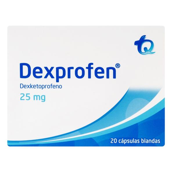 Dexprofen 25 mg Caja Con 20 Tabletas