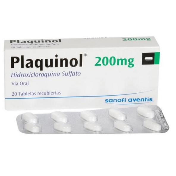 PLAQUINOL  200 mg CAJA X 20 TABLETAS - SANOFI