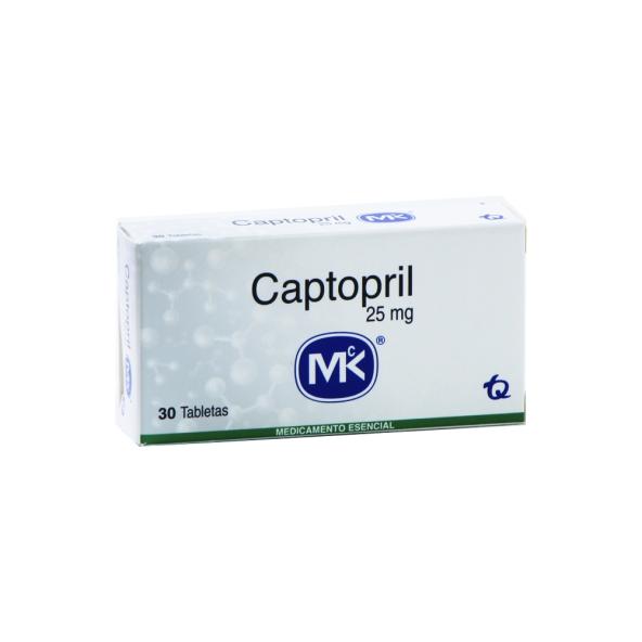 CAPTOPRIL  25 MG X 30 UNI