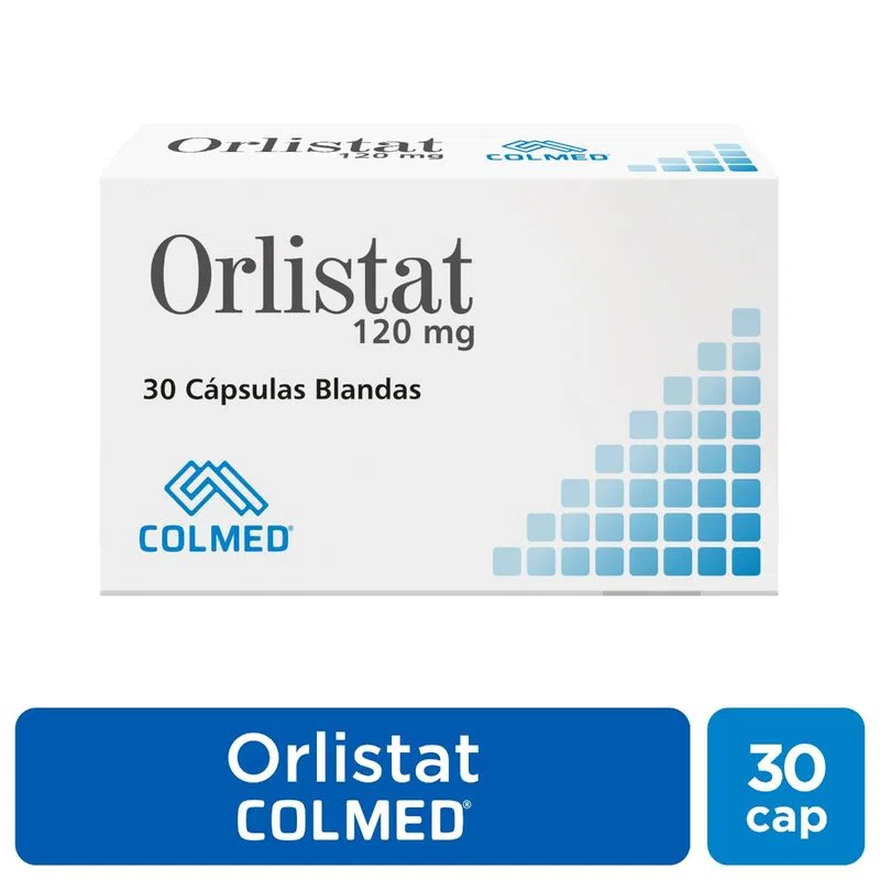 ORLISTAT 120 MG CAJA X 30 CÁPSULAS BLANDAS