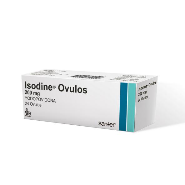 ISODINE OVULOS 200 MG CAJA X 24