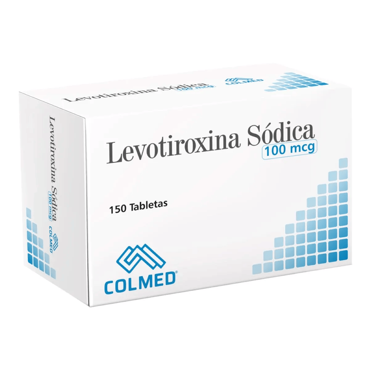 LEVOTIROXINA 100 MCG X 150 TABLETAS COLMED