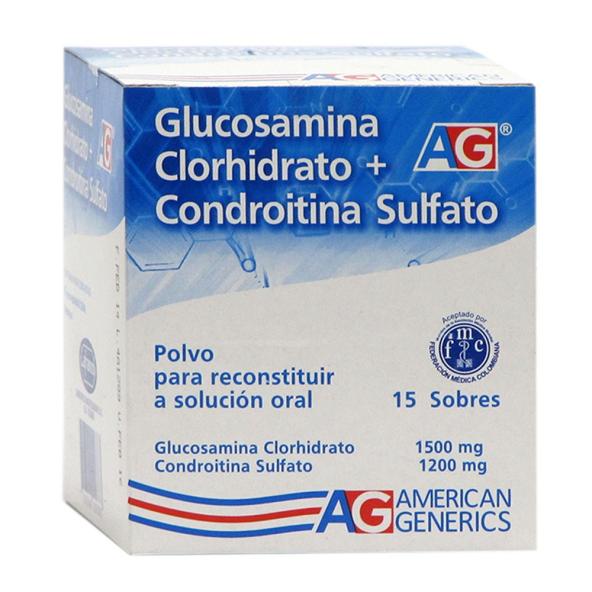 GLUCOSAMINA+CONDROITINA  AG  X 15 SOBRES