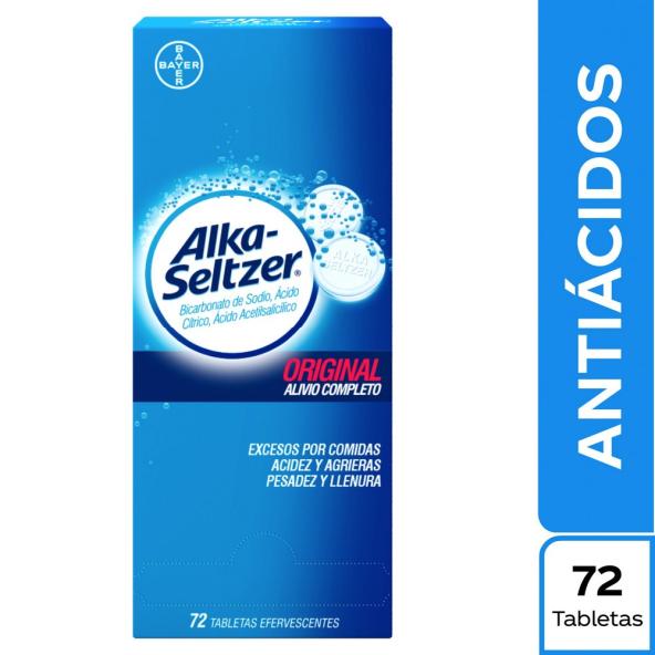 ALKA SELTZER CAJA X 60 TABLETAS EFERVESCENTES