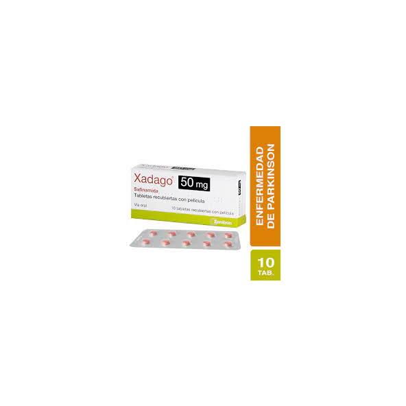 XADAGO 50 MG 10 COMPRIMIDOS ZAMBON